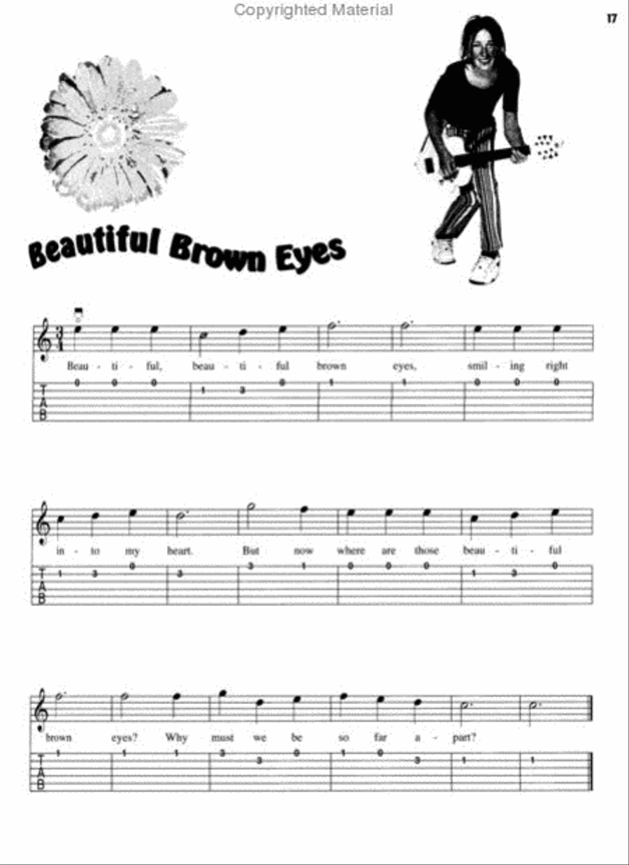 Girl's Guitar Method Complete (Book & DVD with hard case) Easy Guitar scores gallery preview page 4