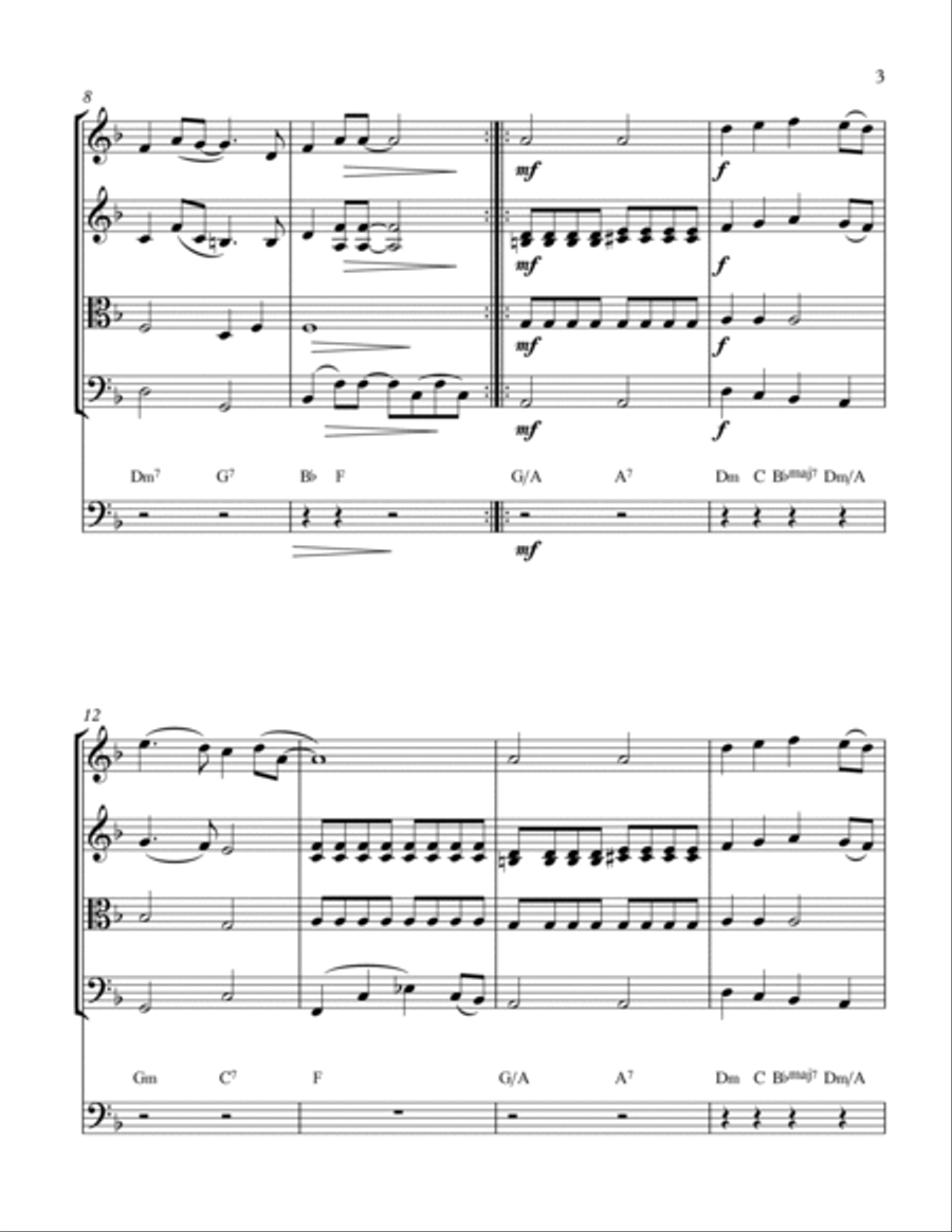 Yesterday String Quintet scores gallery preview page 5