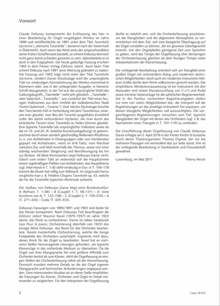 Danse (Tarantelle styrienne) Organ scores gallery preview page 3