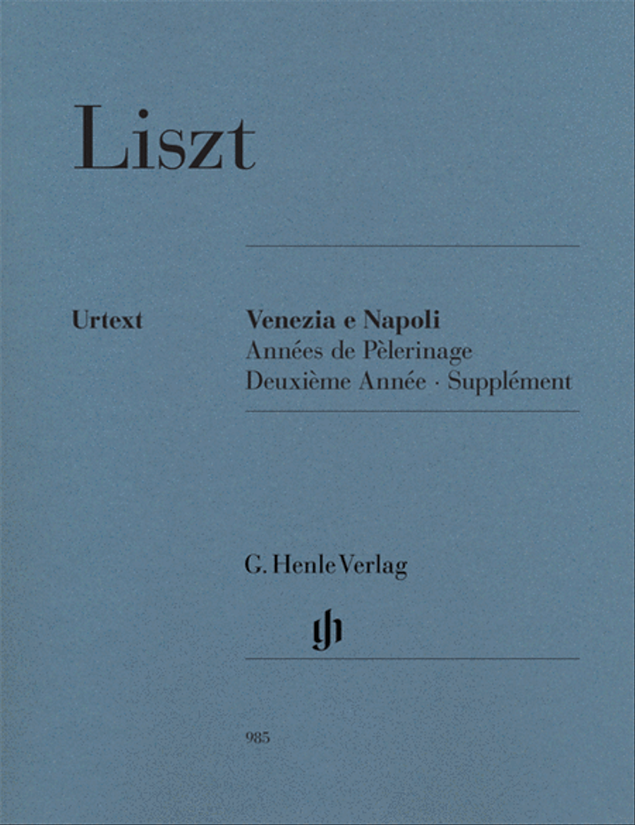 Venezia e Napoli Piano Solo scores gallery preview page 1