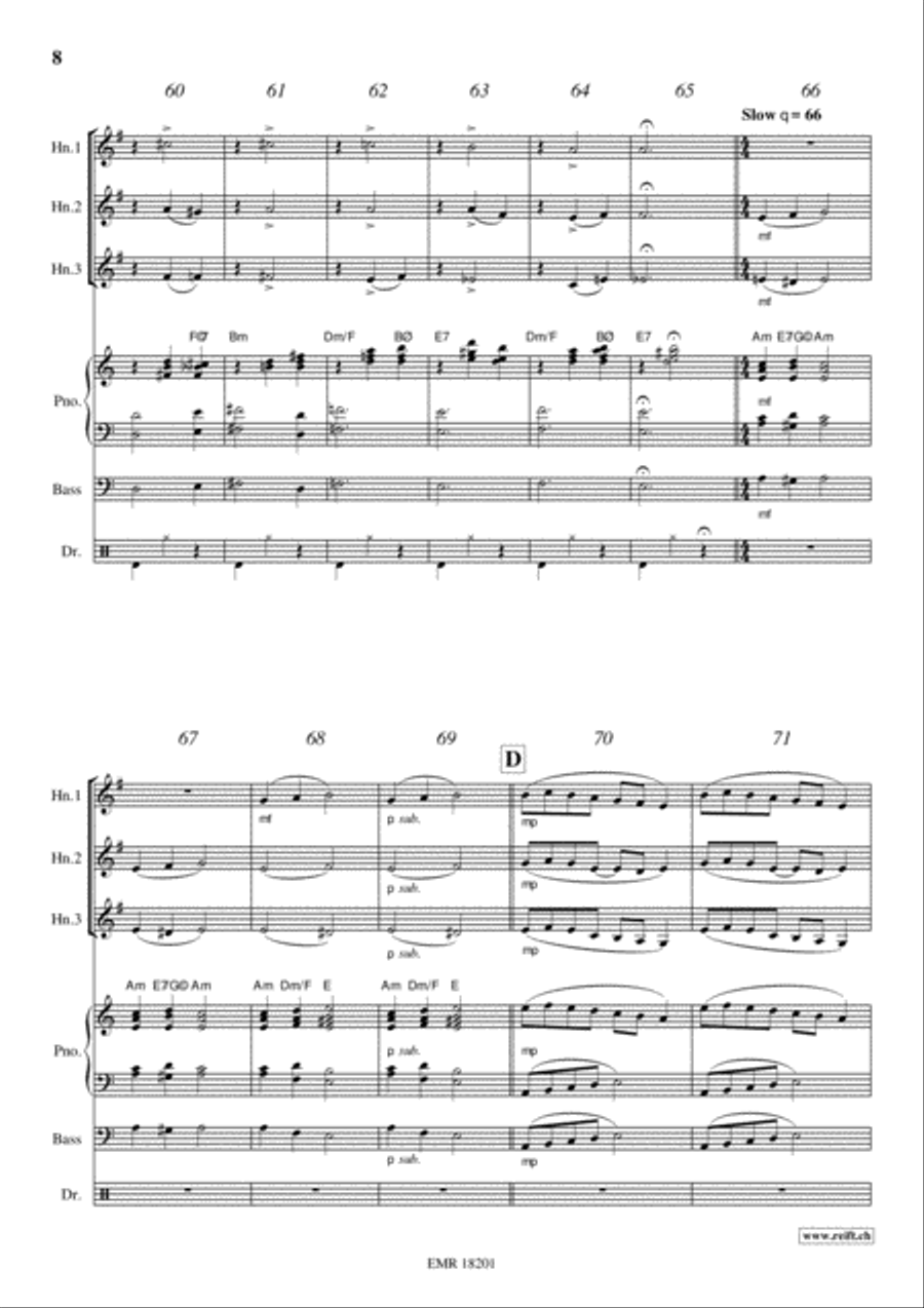 Frere Jacques Horn scores gallery preview page 8