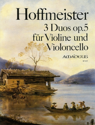 Book cover for 3 Duos op. 5