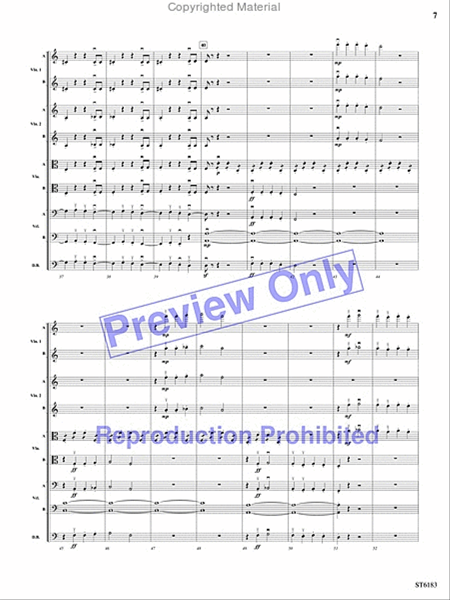 Russian Easter Overture String Orchestra scores gallery preview page 6