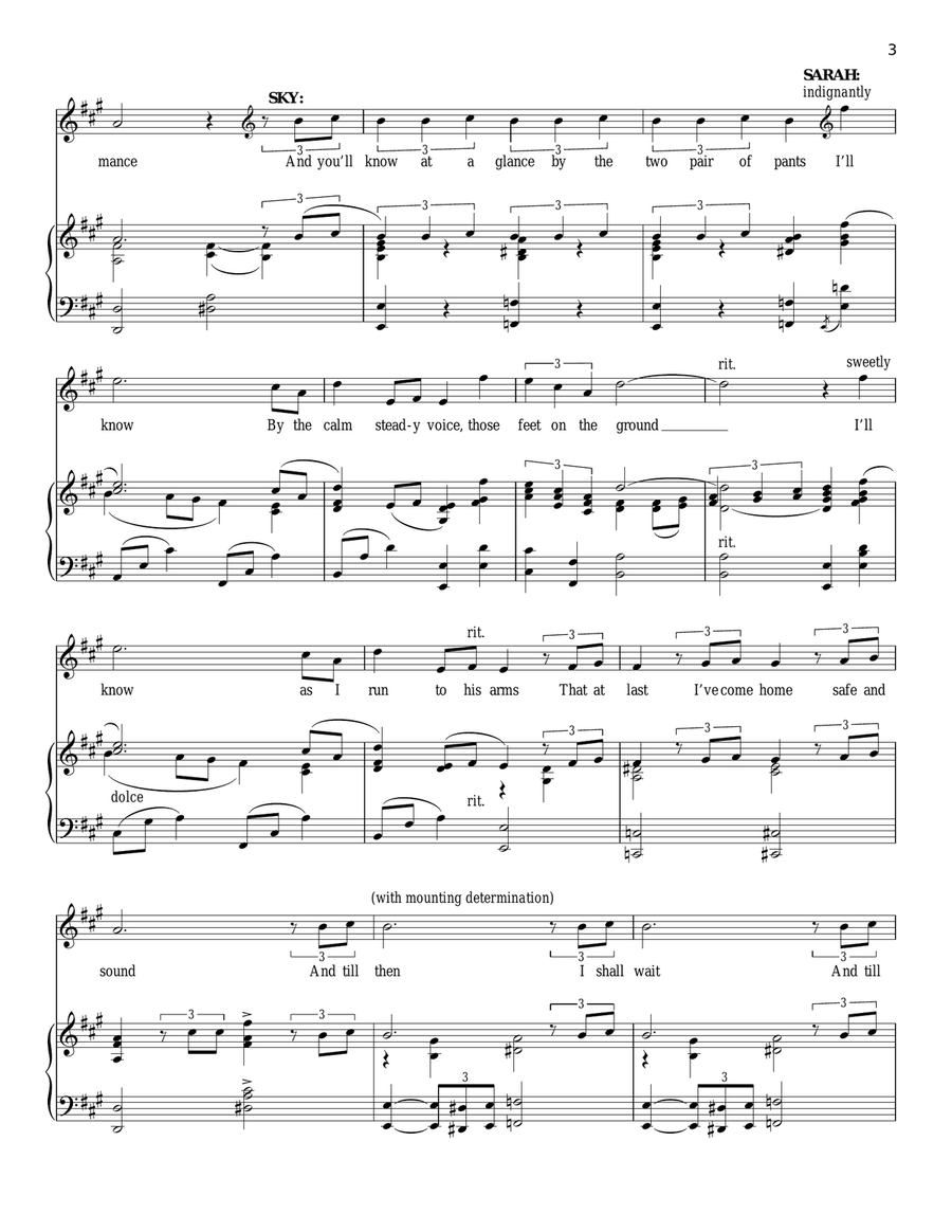 I'll Know I'll Know Piano, Vocal scores gallery preview page 3