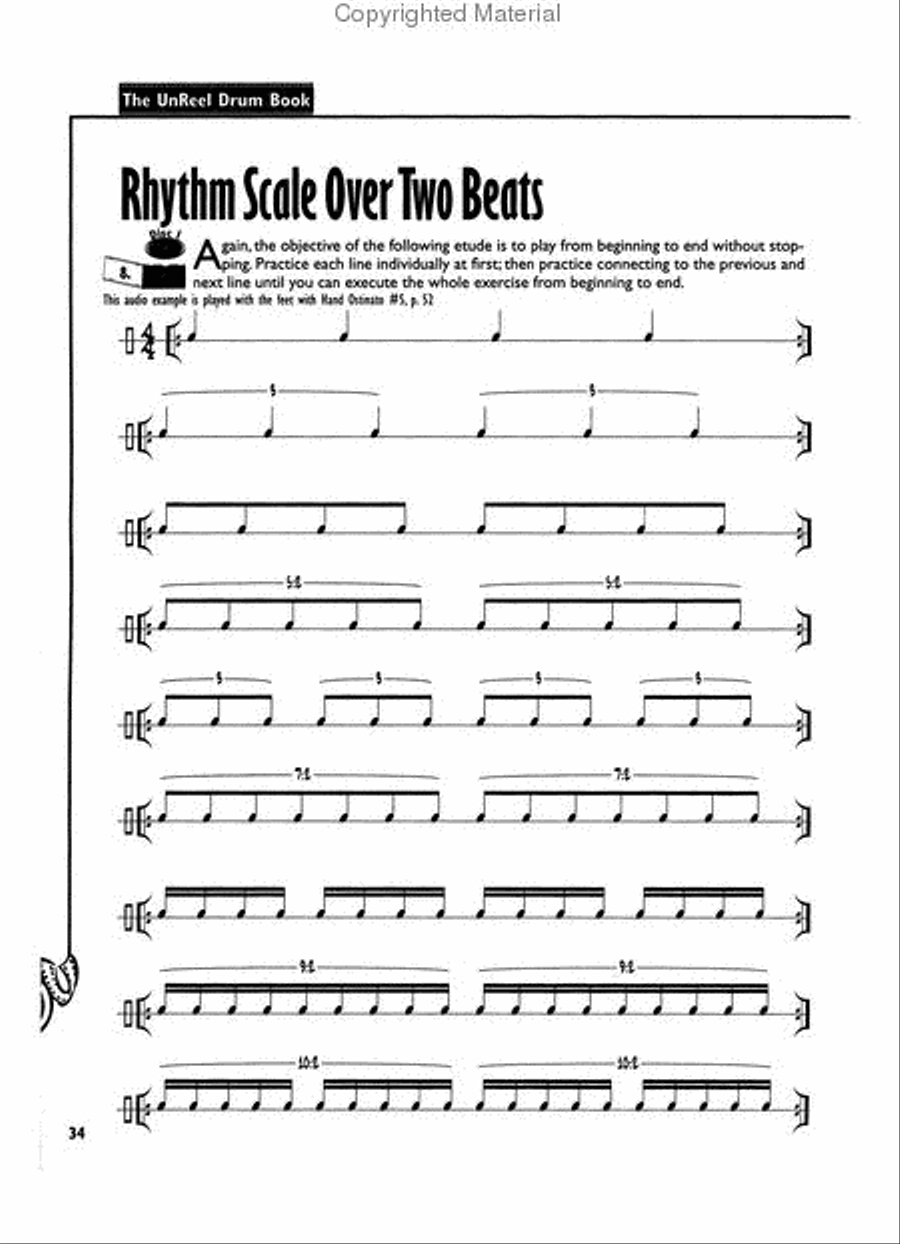 The UnReel Drum Book Drum Set scores gallery preview page 3