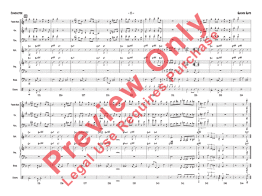 Garaje Gato Garaje Gato Jazz Ensemble scores gallery preview page 16