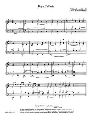 Bryn Calfaria (Hymn Harmonization)