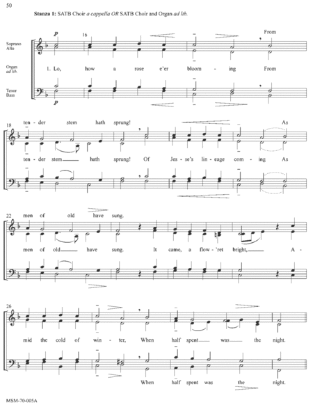 Savior of the Nations, Come (Choral Score) image number null