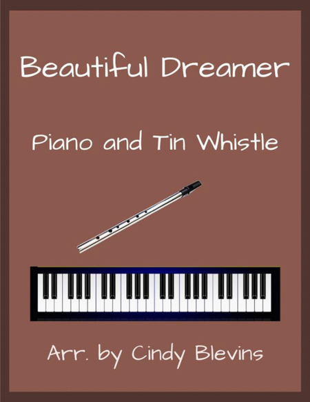 Beautiful Dreamer, Piano and Tin Whistle (D) image number null