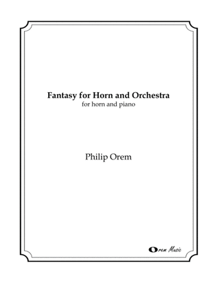 Fantasy for Horn and Orchestra - piano reduction and part