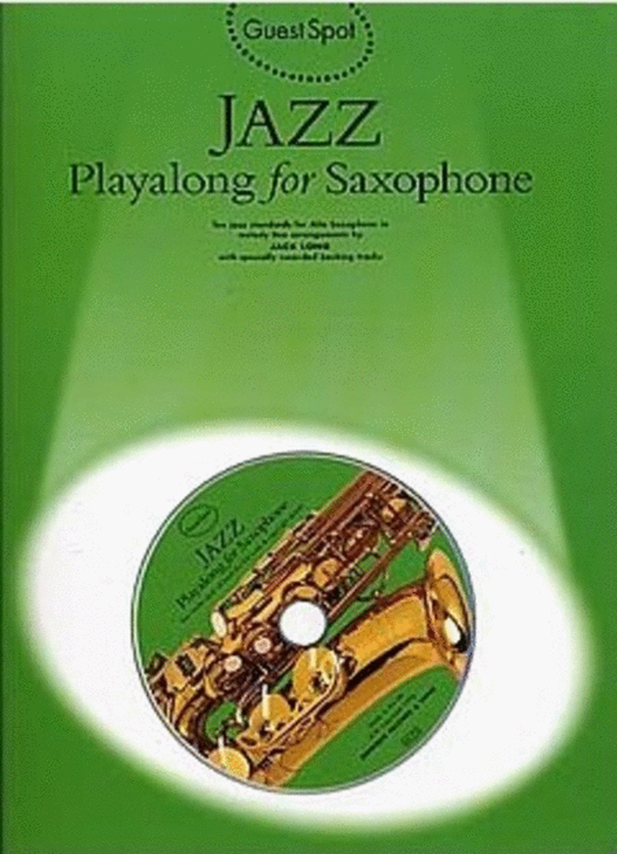 Guest Spot Jazz Playalong Alto Sax Book/CD