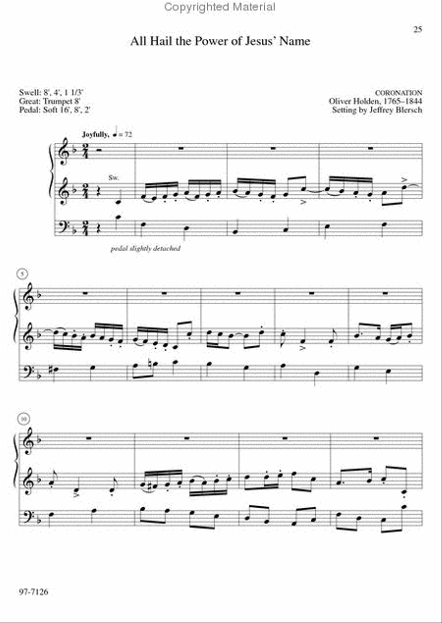 A Thousand Voices: 7 Hymn Tune Preludes, Volume 1 Voice scores gallery preview page 7