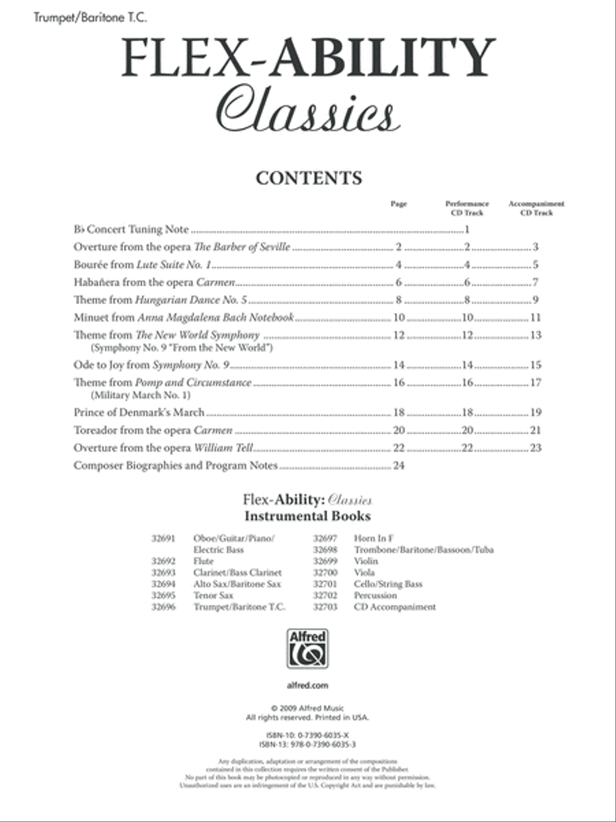 Flex-Ability Classics -- Solo-Duet-Trio-Quartet with Optional Accompaniment Small Ensemble scores gallery preview page 2