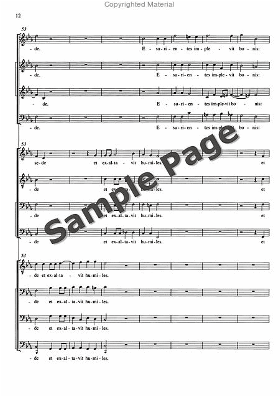 Magnificat Magnificat Mixed Choir scores gallery preview page 13