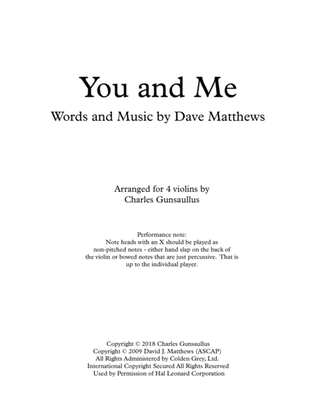 Book cover for You & Me