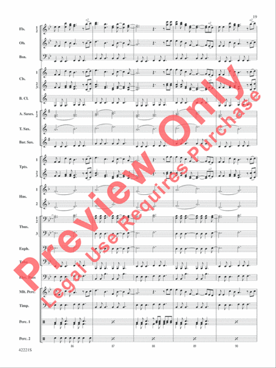 Carry On Concert Band scores gallery preview page 20