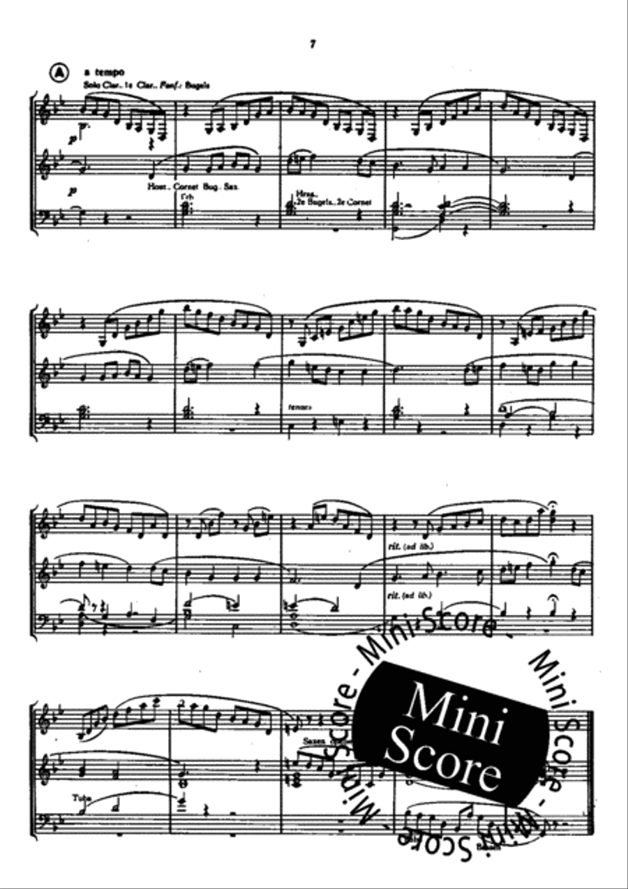 Second Suite Concert Band scores gallery preview page 11