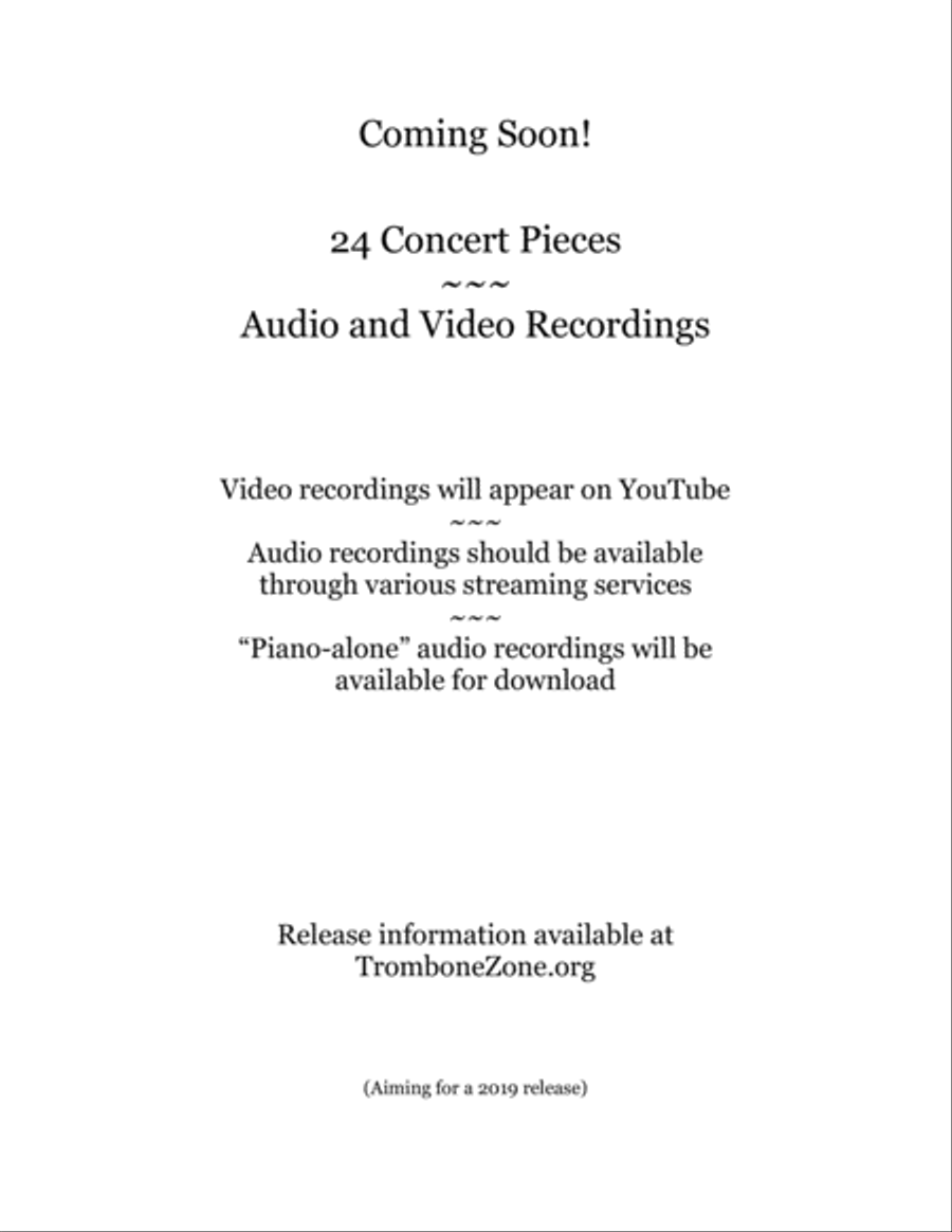 Concert Piece #8: Mysterioso – Giocoso Trombone Solo scores gallery preview page 2
