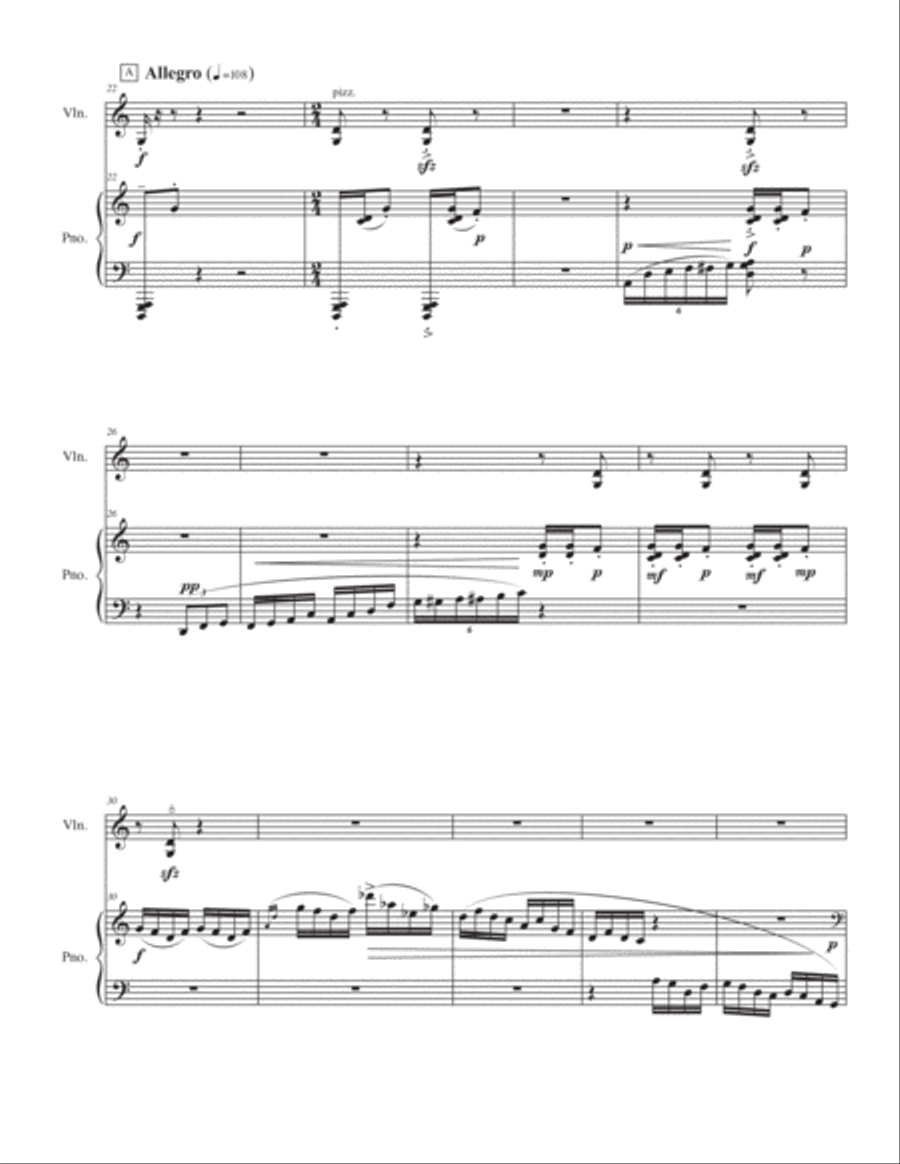 Froggy Froggy for violin and piano image number null