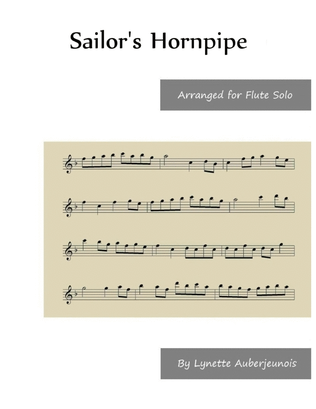 Sailor’s Hornpipe - Flute Solo