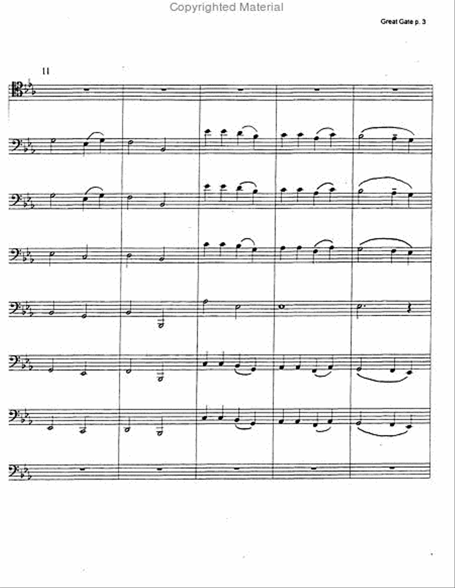 Great Gate at Kiev Great Gate at Kiev Large Ensemble scores gallery preview page 4