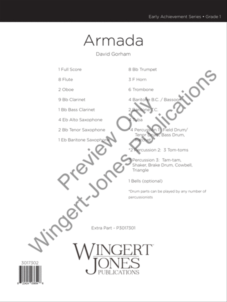 Armada Concert Band scores gallery preview page 2