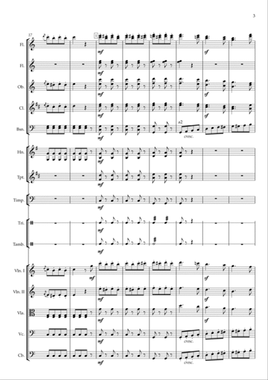 Ballet Suite 'The Magic Drum' (Final) Full Orchestra scores gallery preview page 3