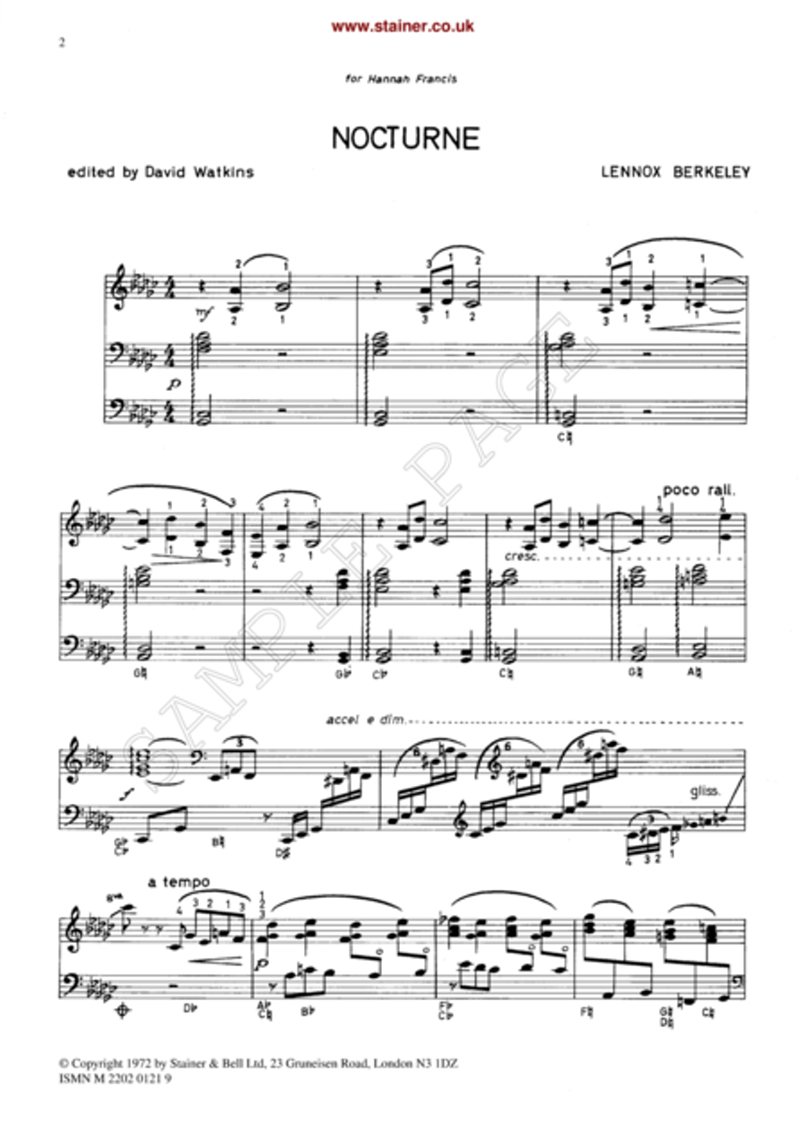Nocturne Harp scores gallery preview page 2