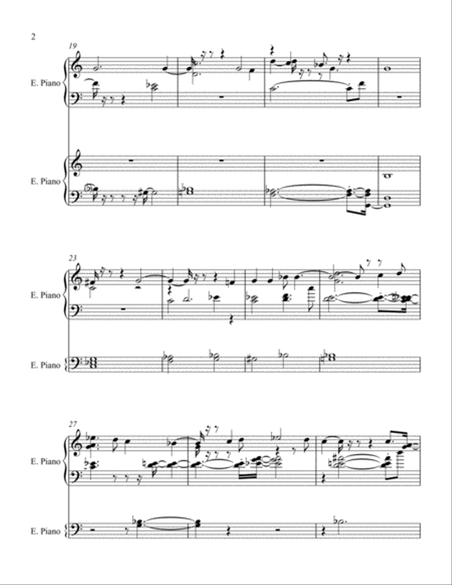LaMemoir Piano Solo scores gallery preview page 2