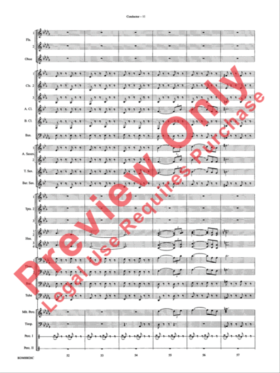 Wings and Shield Wings and Shield Concert Band scores gallery preview page 14