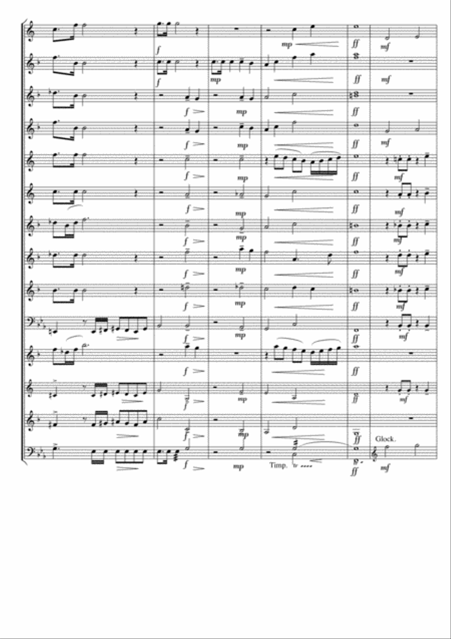 March Prelude - 'On this Day' for Brass Band by David Catherwood Brass Band scores gallery preview page 6