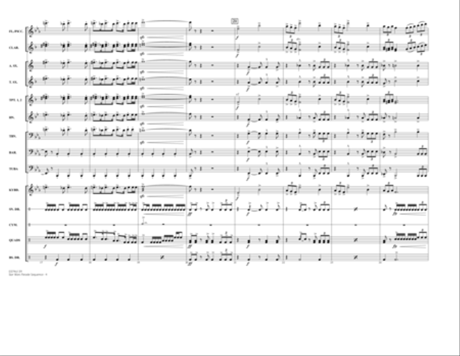 Star Wars Parade Sequence - Conductor Score (Full Score)