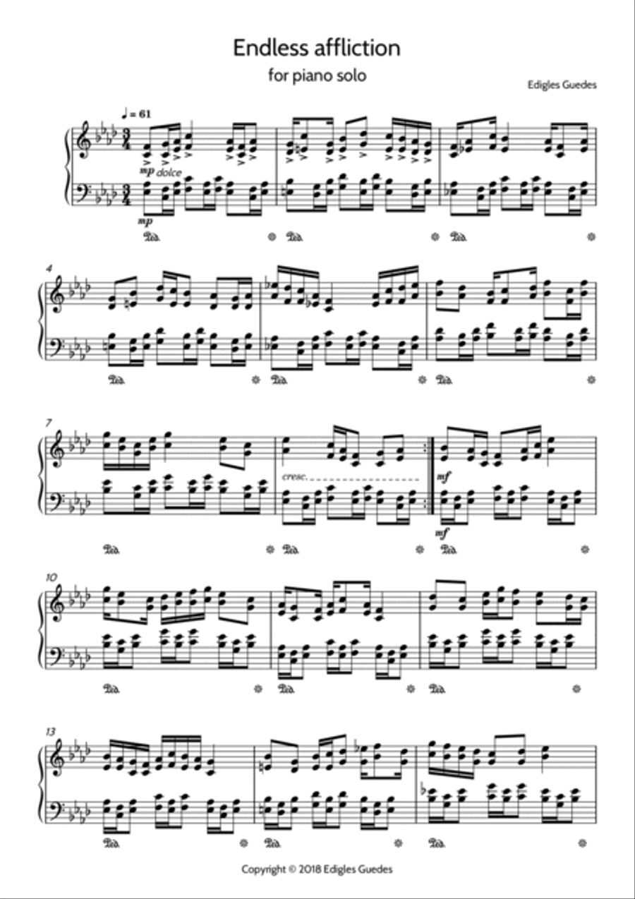 Endless affliction Endless affliction Piano Method scores gallery preview page 2