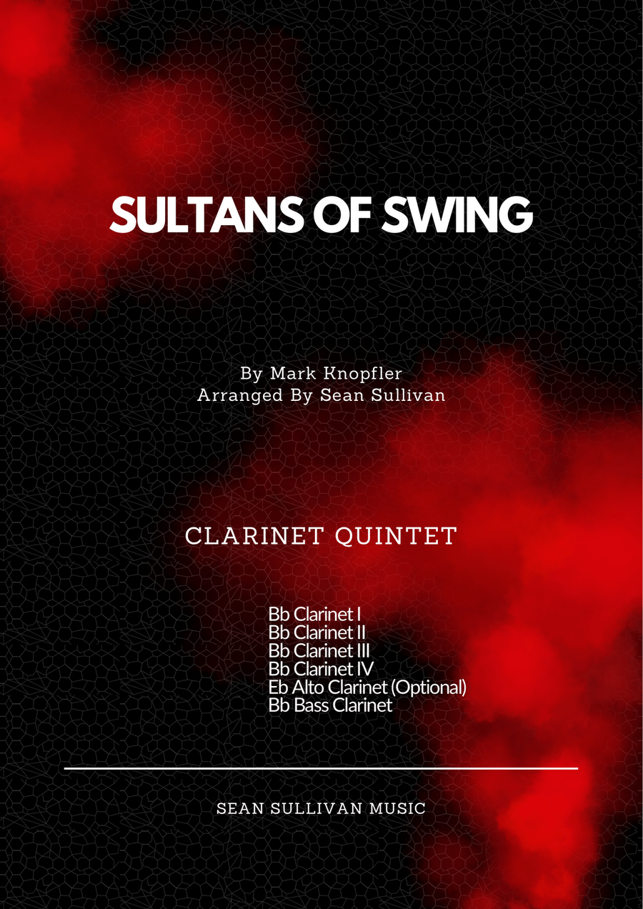 Sultans Of Swing Clarinet Quintet scores gallery preview page 1