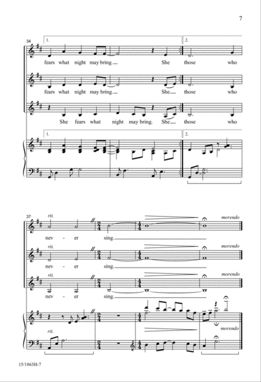 She Sings... SSA scores gallery preview page 7
