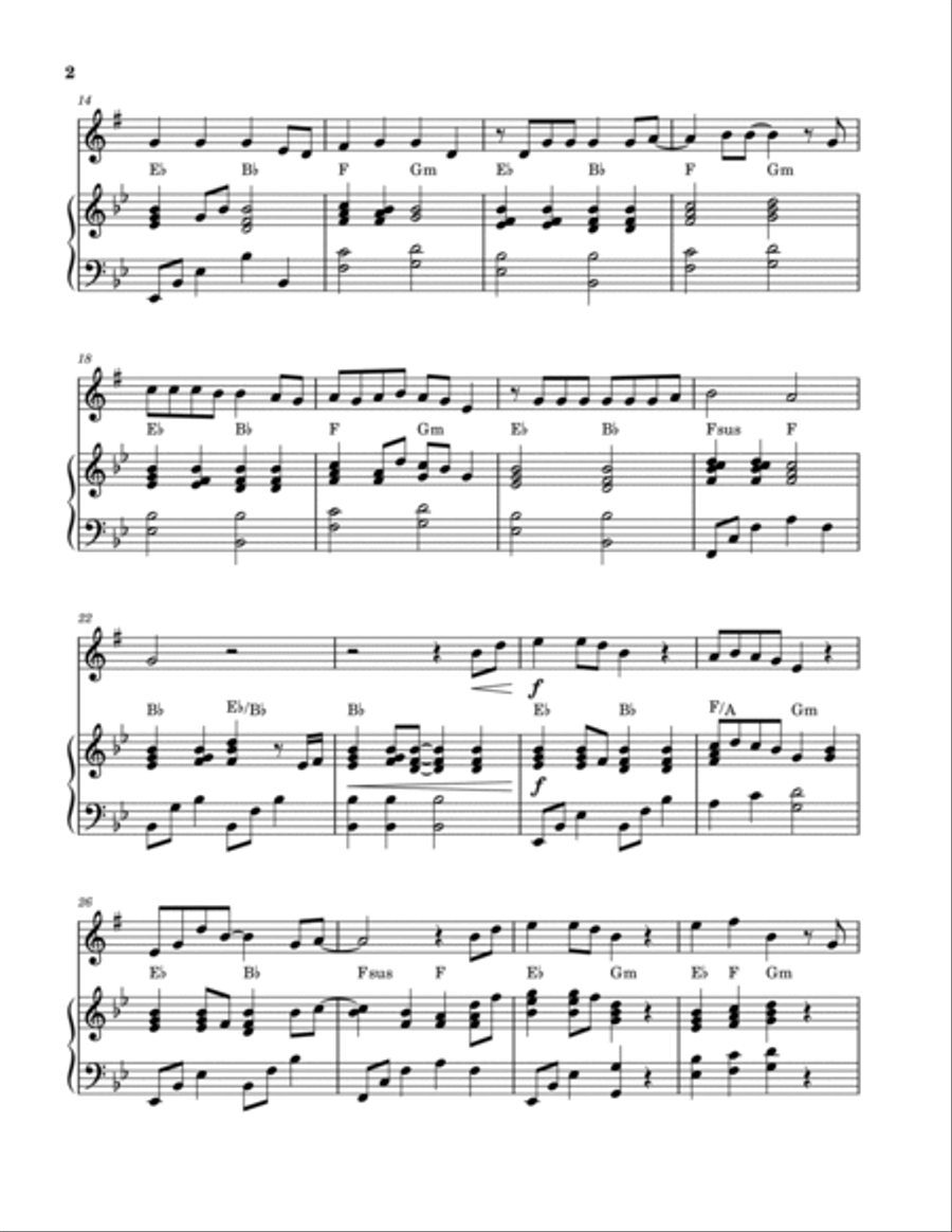 10,000 Reasons (bless The Lord) Alto Saxophone scores gallery preview page 2