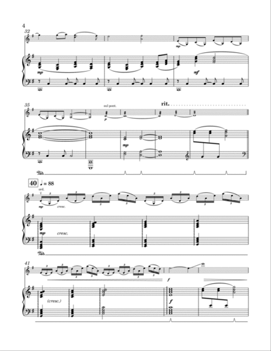 Moravian Duet for Violin and Piano Chamber Music scores gallery preview page 6