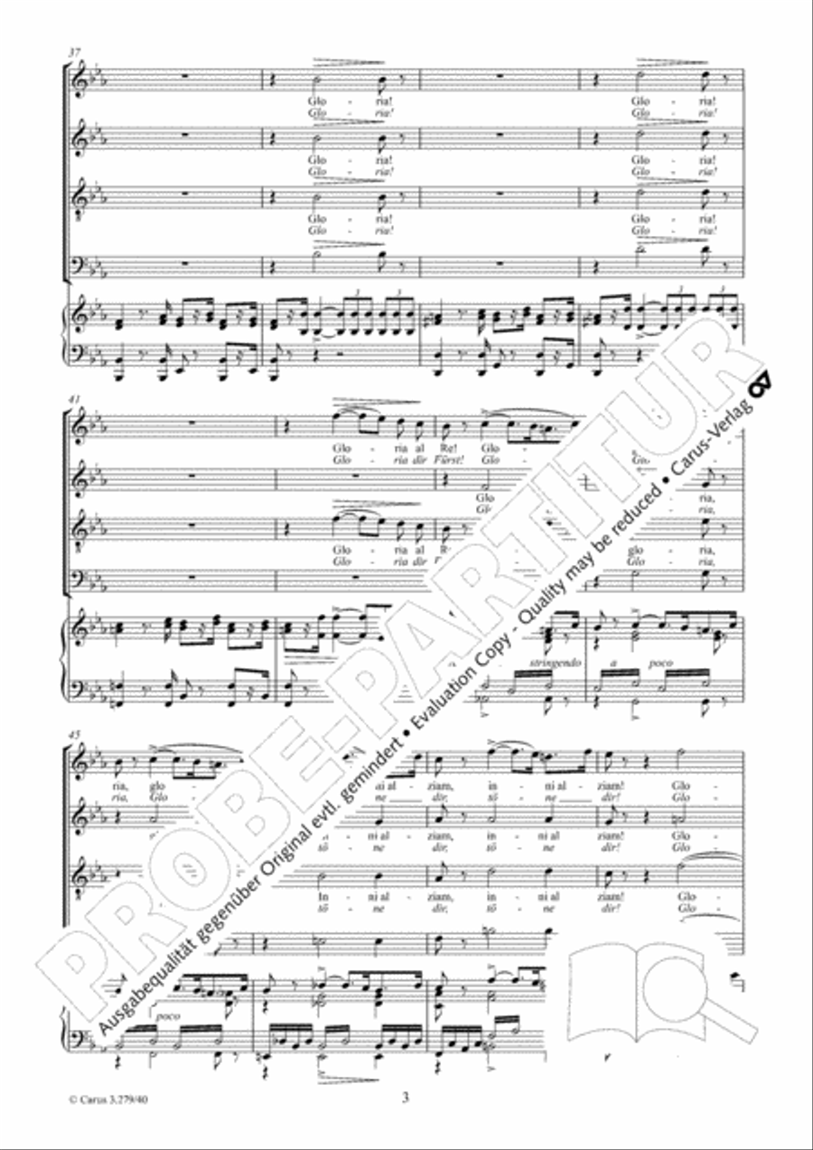 Gloria all' Egitto TTBB scores gallery preview page 4