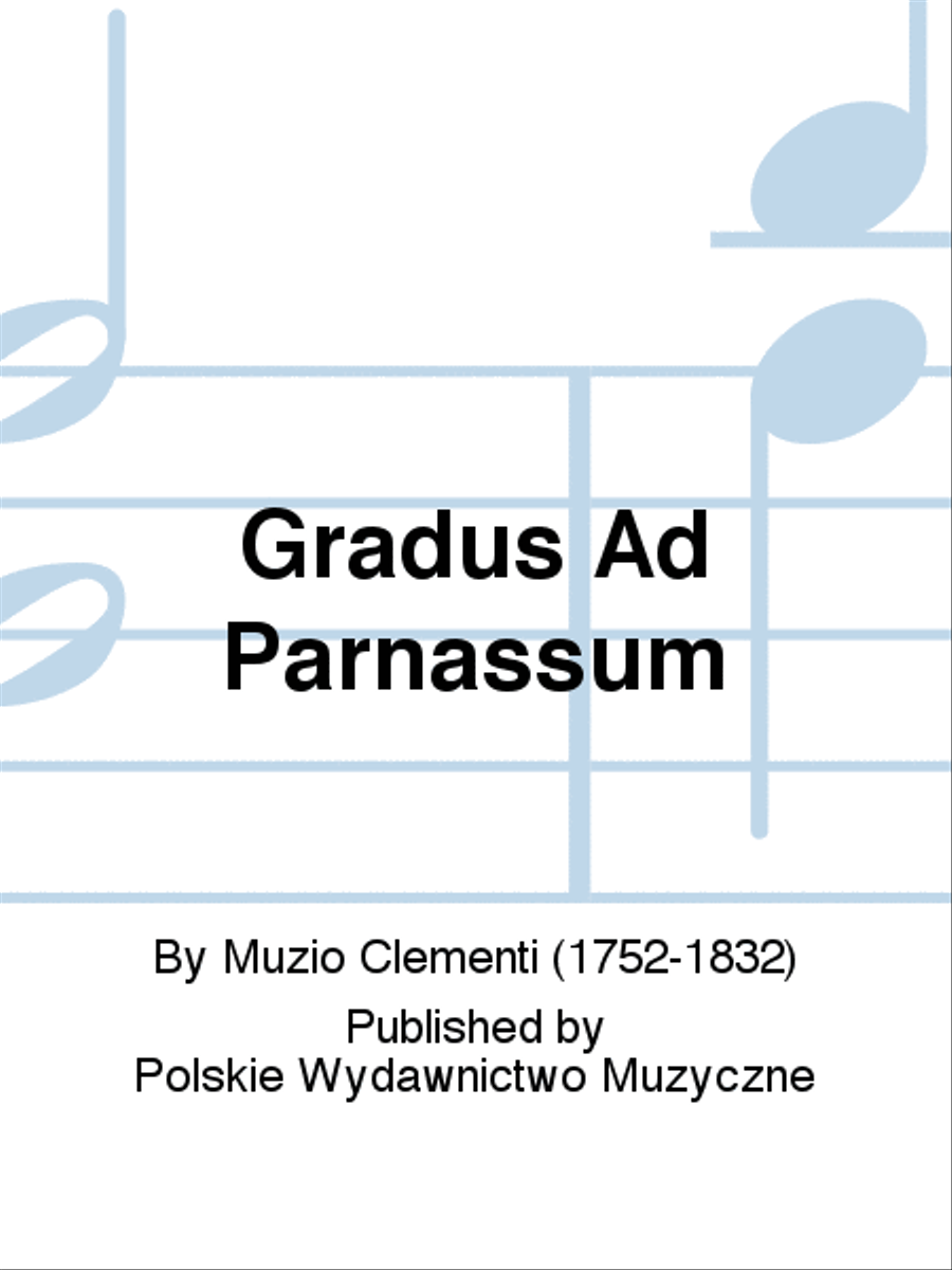 Gradus Ad Parnassum Piano Solo scores gallery preview page 1