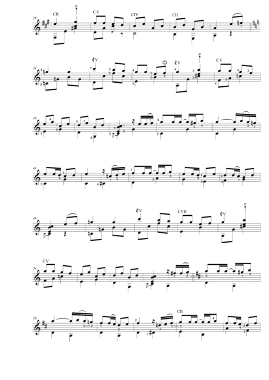 Rasa Sayang Acoustic Guitar scores gallery preview page 2