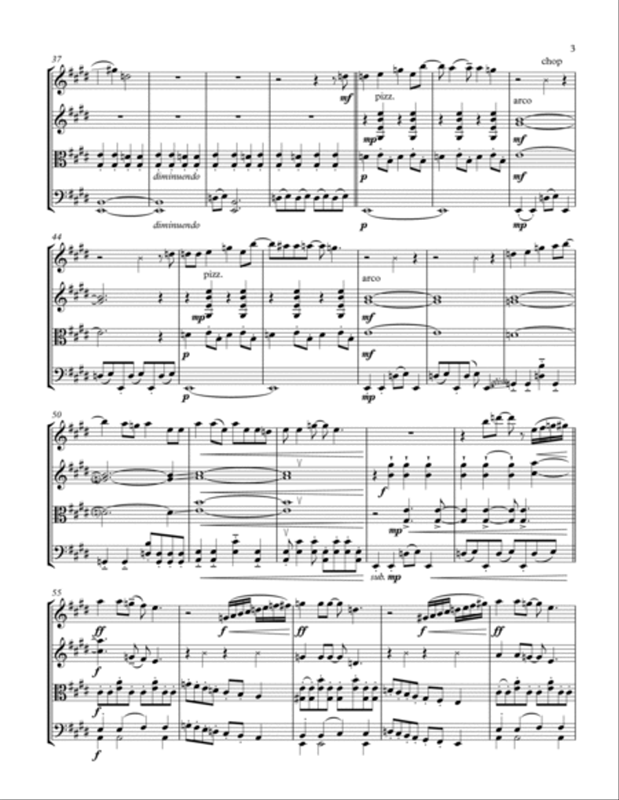 Helter Skelter Helter Skelter String Quartet scores gallery preview page 3