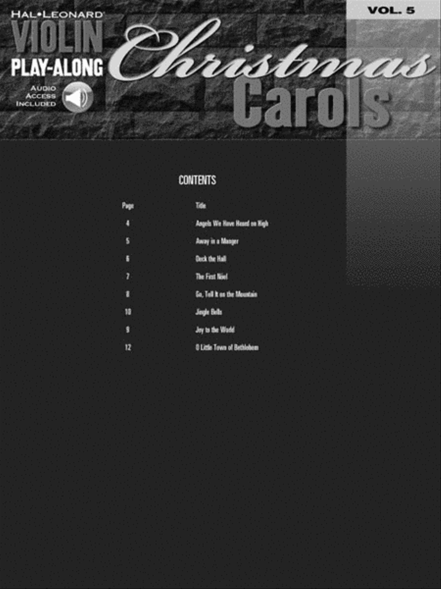 Christmas Carols Violin Solo scores gallery preview page 2