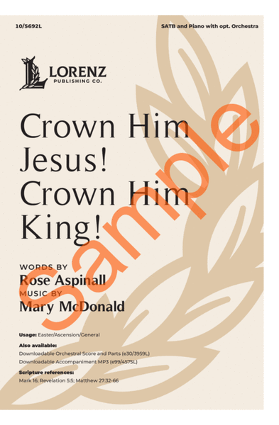 Crown Him Jesus! Crown Him King! image number null