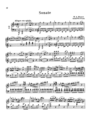 Book cover for Mozart: Piano Sonata No. 7 in C Major