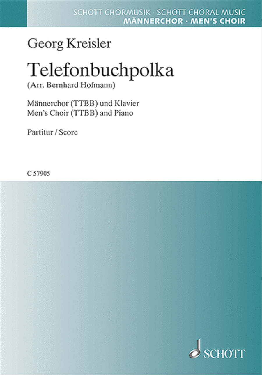Telefonbuchpolka TTBB scores gallery preview page 1