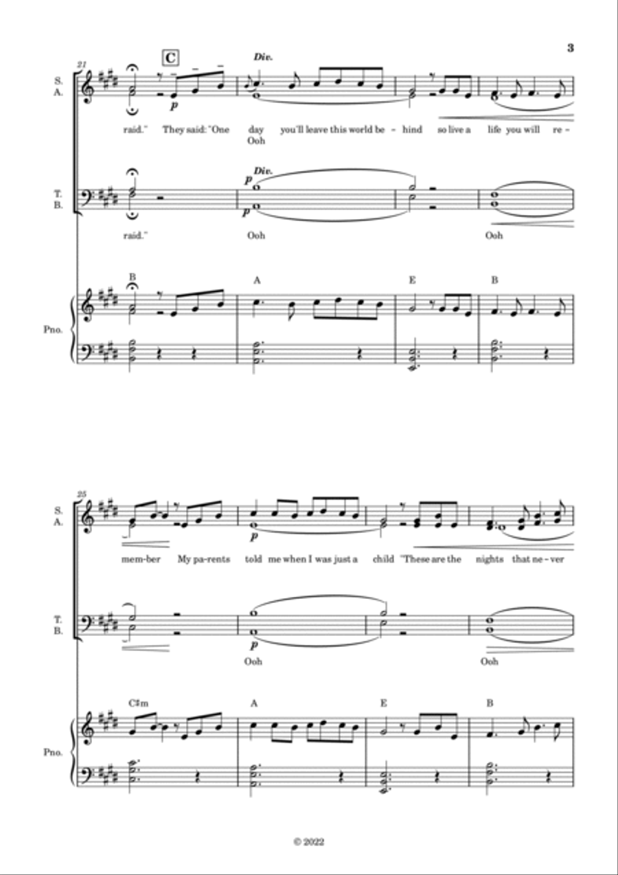 The Nights 4-Part scores gallery preview page 3