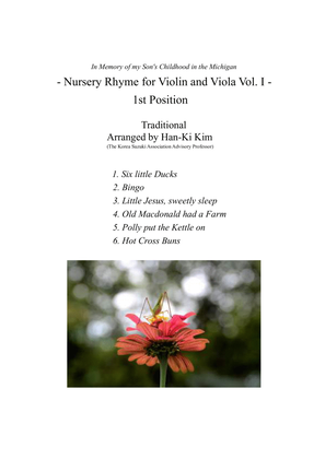 Nursery Rhyme Vol. I (Duet for Violin and Viola)