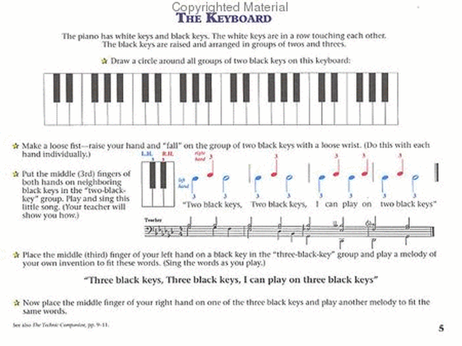 Learning to Play Piano Book 1 – Getting Started