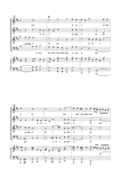 GRATIAS AGIMUS TIBI (7) - From Missa in B minor - BWV 232 image number null