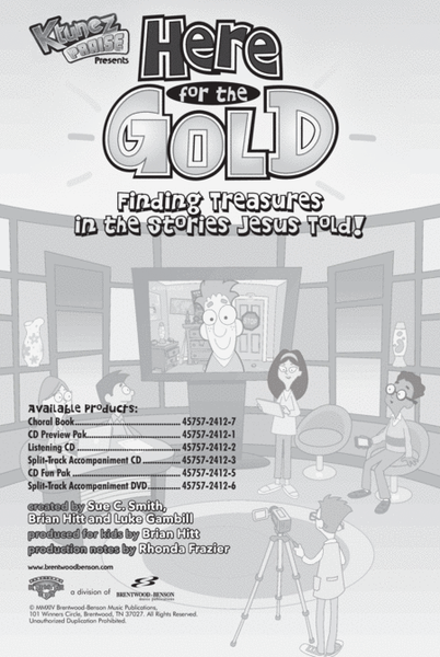 Here For The Gold - Split Track Accompaniment DVD with .Mov Files (Kids) image number null